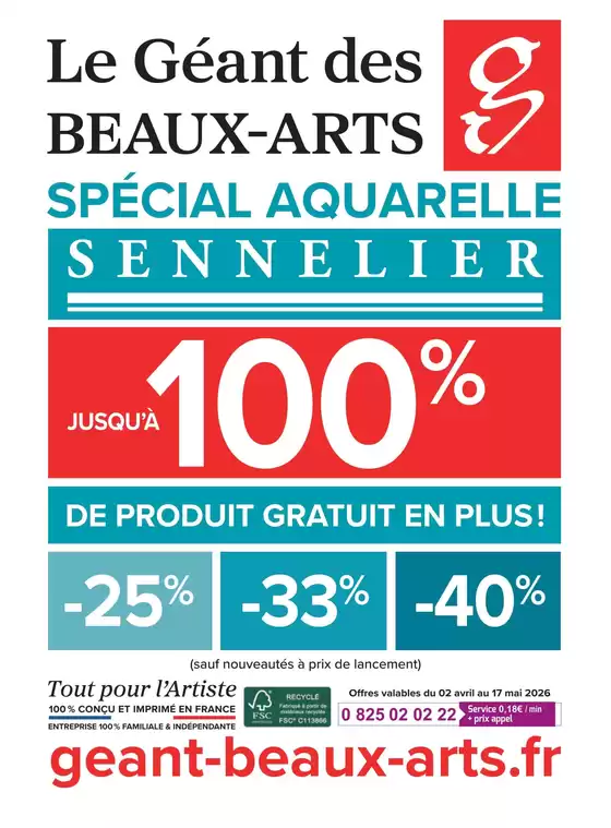Catalogue Le Géant des Beaux-Arts | Nos meilleures offres pour vous | 2026-04-02T00:00:00.000Z - 2026-05-17T00:00:00.000Z