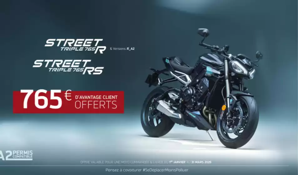 Catalogue Triumph à Levallois-Perret | OFFRES SPÉCIALES | 2026-04-01T00:00:00.000Z - 2026-04-05T00:00:00.000Z