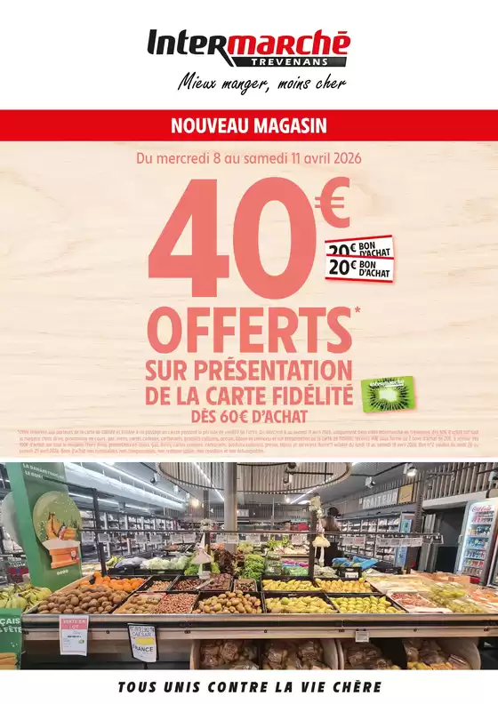 Catalogue Intermarché à Brétigny-sur-Orge | PROS LOCAL - 50348 Trévenans | 2026-04-08T00:00:00.000Z - 2026-04-25T00:00:00.000Z