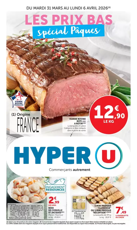 Catalogue Hyper U à  | Spécial Pâques | 2026-03-31T00:00:00.000Z - 2026-04-06T00:00:00.000Z
