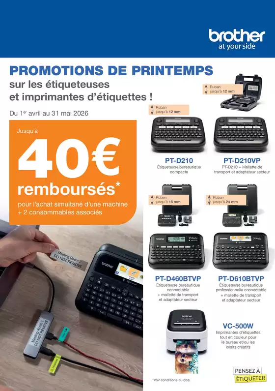 Catalogue LDLC à Calais | Jusqu'à 40€ remboursés avec Brother | 2026-04-01T00:00:00.000Z - 2026-05-31T00:00:00.000Z
