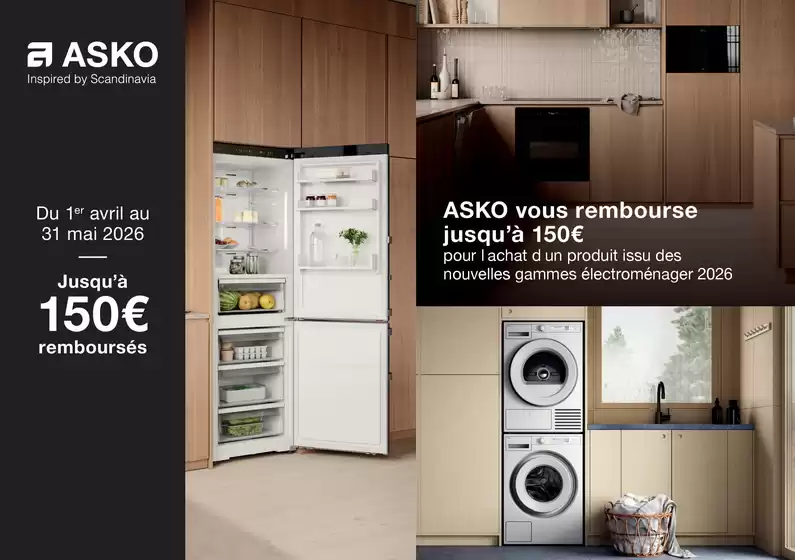 Catalogue Connexion à Calais | ASKO vous rembourse jusqu’à 150€ | 2026-04-01T00:00:00.000Z - 2026-05-31T00:00:00.000Z