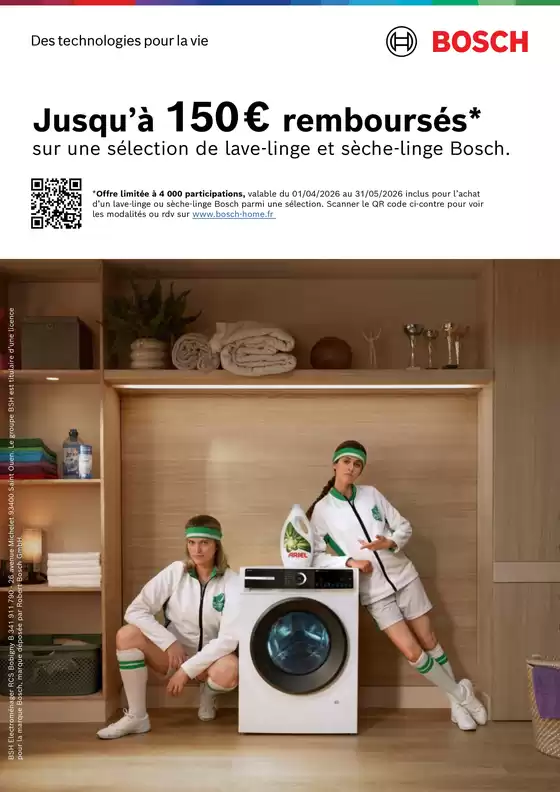 Catalogue Gitem à Calais | BOSCH Jusqu’à 150 € remboursés | 2026-04-01T00:00:00.000Z - 2026-05-31T00:00:00.000Z