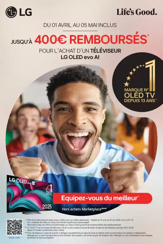 Catalogue Pulsat à Calais | LG Jusqu'à 400€ remboursés | 2026-04-01T00:00:00.000Z - 2026-05-05T00:00:00.000Z