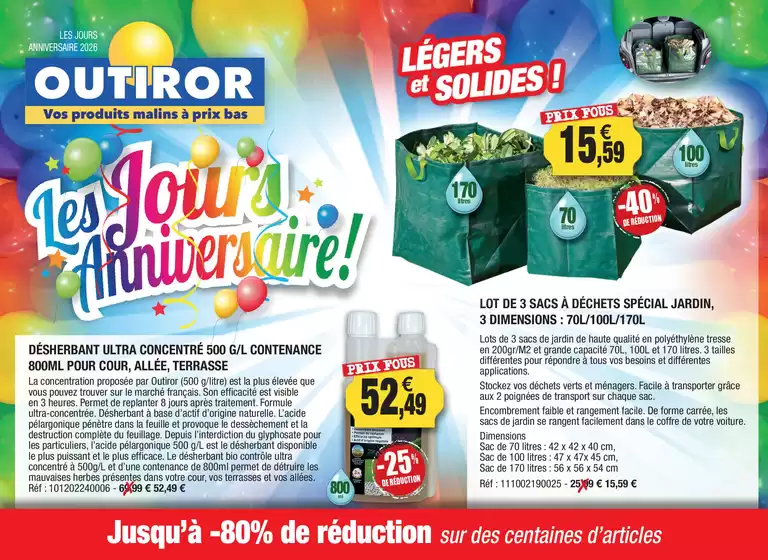 Catalogue Outiror à Anglet | Catalogue Outiror | 2026-01-01T00:00:00.000Z - 2026-12-31T00:00:00.000Z