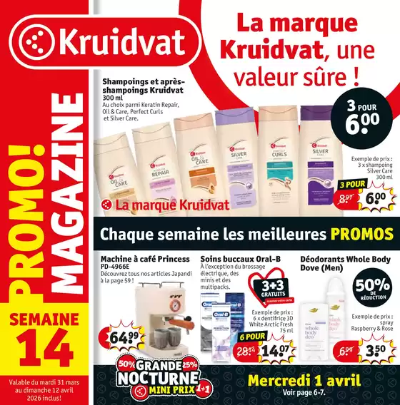 Catalogue Kruidvat à Aurillac | Catalogue Kruidvat | 2026-03-31T00:00:00.000Z - 2026-04-12T00:00:00.000Z