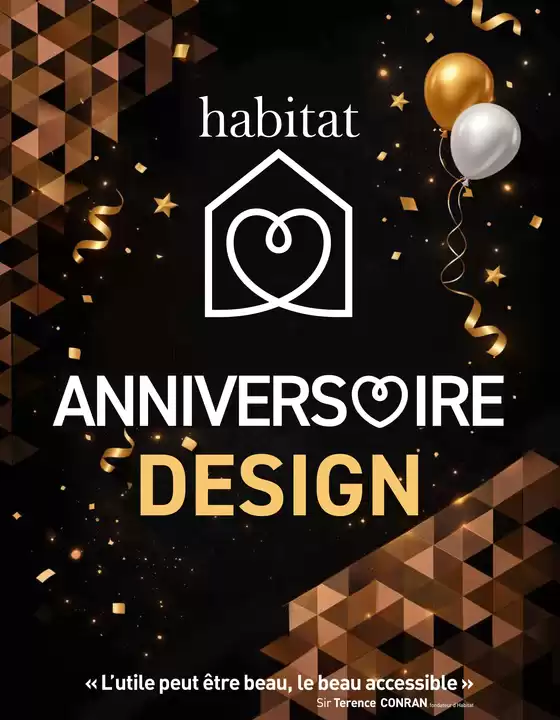 Catalogue Habitat à Saint-Nicolas | Anniversaire design | 2026-04-03T00:00:00.000Z - 2026-05-31T00:00:00.000Z
