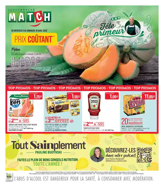 Catalogue Supermarché Match à Boissettes | Fête du primeur | 2026-04-03T00:00:00.000Z - 2026-04-19T00:00:00.000Z