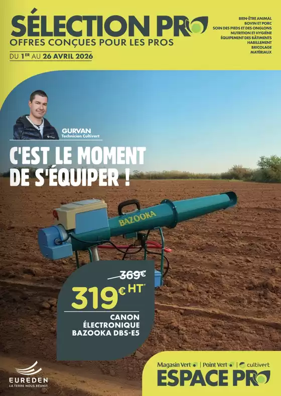 Catalogue Point Vert | C'est le moment de s'équiper ! | 2026-04-01T00:00:00.000Z - 2026-04-26T00:00:00.000Z