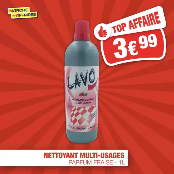 Catalogue Marché aux Affaires à Laventie | Un intérieur propre, ça change tout !  | 2026-04-03T00:00:00.000Z - 2026-04-17T00:00:00.000Z