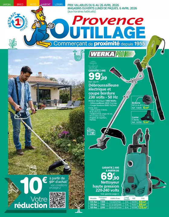 Catalogue Provence Outillage à Saint-Jean-sur-Couesnon | Printemps | 2026-04-06T00:00:00.000Z - 2026-04-26T00:00:00.000Z