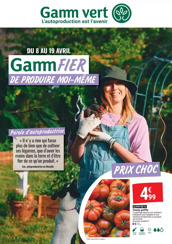 Catalogue Gamm vert | Gamm FIER DE PRODUIRE MOI-MÊME | 2026-04-06T00:00:00.000Z - 2026-04-19T00:00:00.000Z