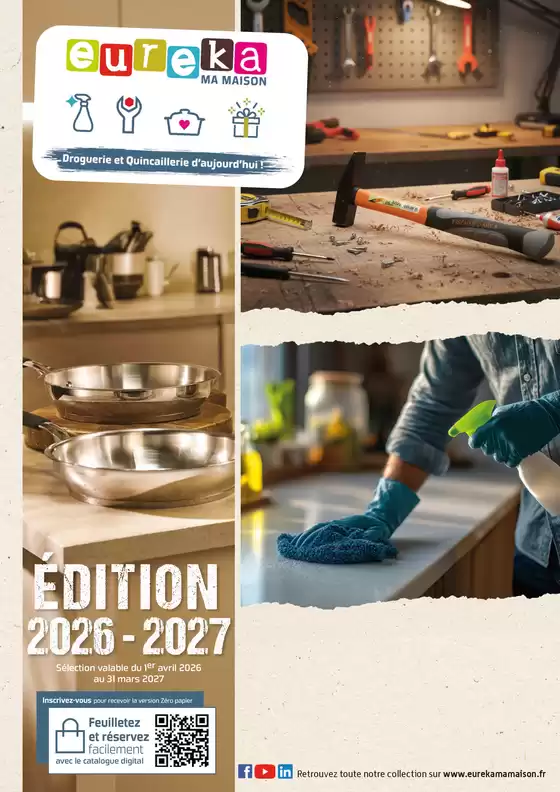 Catalogue Eureka Ma Maison | Réductions et promotions | 2026-04-01T00:00:00.000Z - 2027-03-31T00:00:00.000Z