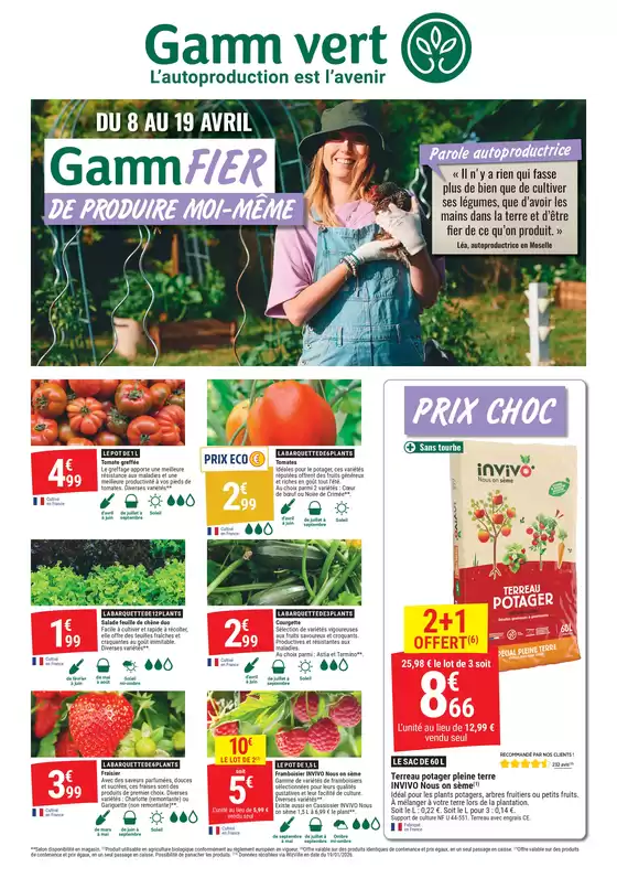 Catalogue Gamm vert | Gamm FIER DE PRODUIRE MOI-MÊME | 2026-04-06T00:00:00.000Z - 2026-04-19T00:00:00.000Z