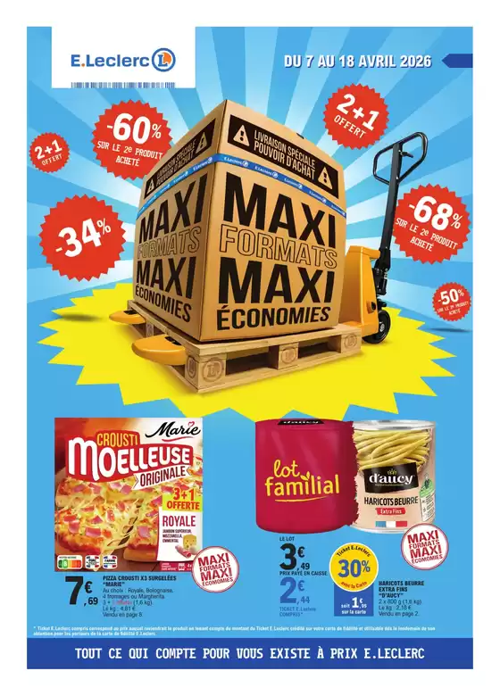 Catalogue E.Leclerc Express à Villars-sous-Dampjoux | OP GROS VOLUMES 100% REGIONALE | 2026-04-07T00:00:00.000Z - 2026-04-18T00:00:00.000Z