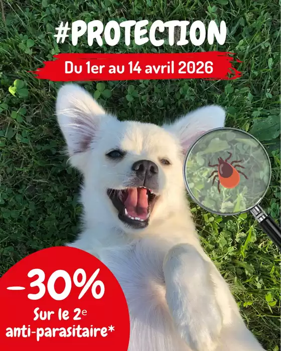 Catalogue Médor et Compagnie | Protéger vos animaux contre les parasites est essentiel pour leur santé ! | 2026-04-06T00:00:00.000Z - 2026-04-14T00:00:00.000Z