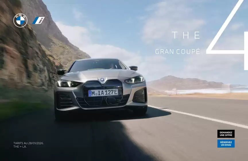 Catalogue BMW | BMW Série 4 Gran Coupé | 2026-04-07T00:00:00.000Z - 2026-05-30T00:00:00.000Z