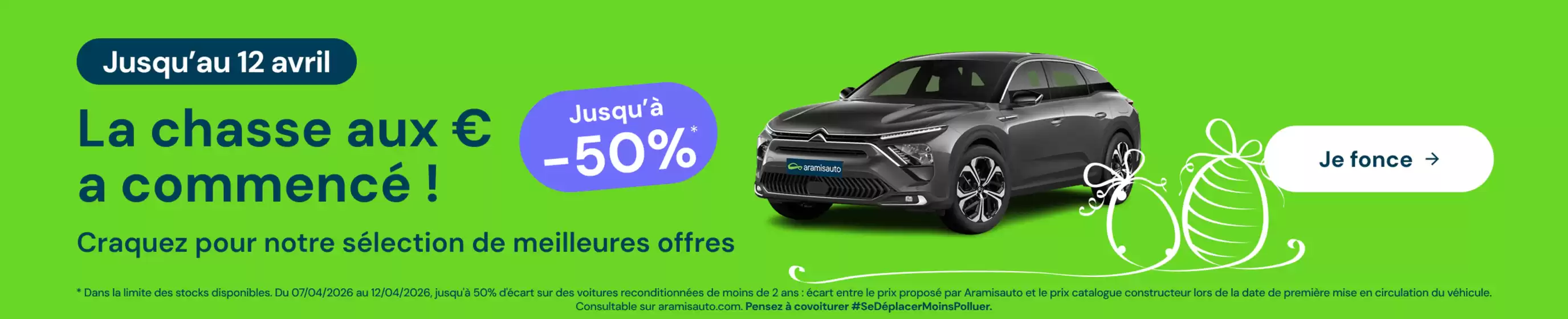 Catalogue Aramis Auto à Plouarzel | La chasse aux € a commencé ! | 2026-04-08T00:00:00.000Z - 2026-04-12T00:00:00.000Z
