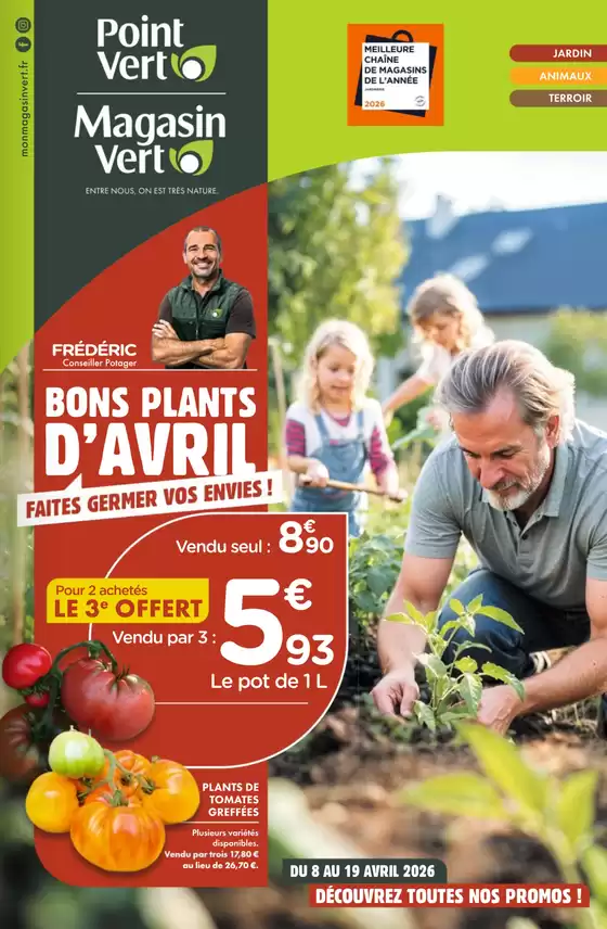 Catalogue Point Vert à Rougegoutte | Bons plans d'Avril | 2026-04-08T00:00:00.000Z - 2026-04-19T00:00:00.000Z
