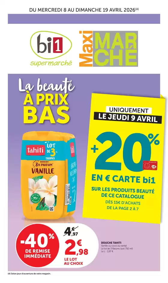 Catalogue Maximarché | La beauté à prix bas | 2026-04-08T00:00:00.000Z - 2026-04-19T00:00:00.000Z