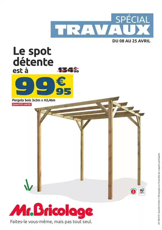 Catalogue Mr Bricolage à Bordeaux | SPÉCIAL TRAVAUX | 2026-04-08T00:00:00.000Z - 2026-04-25T00:00:00.000Z