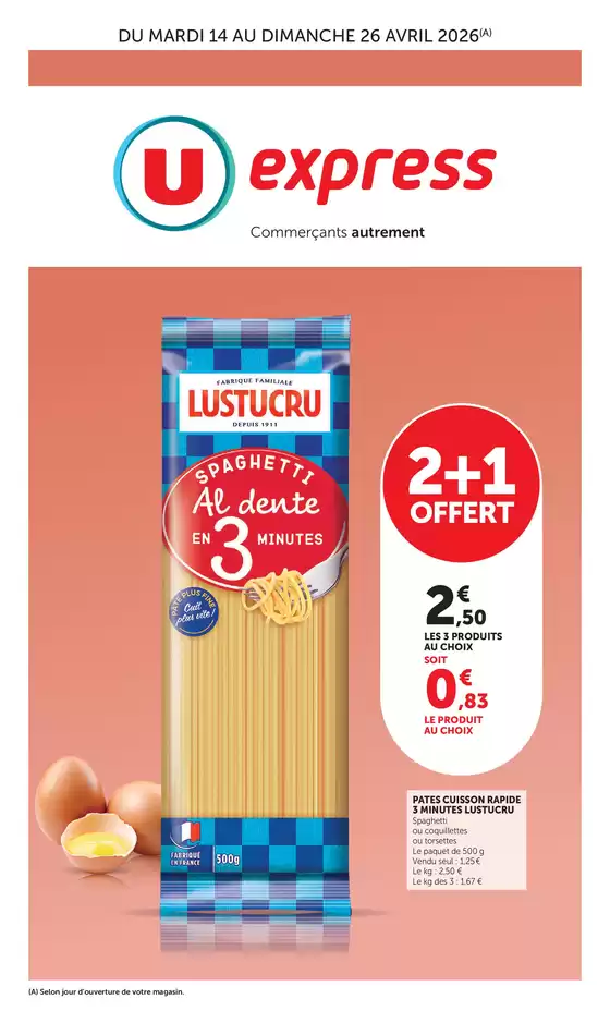 Catalogue U Express à  | Spécial Entretien | 2026-04-14T00:00:00.000Z - 2026-04-26T00:00:00.000Z