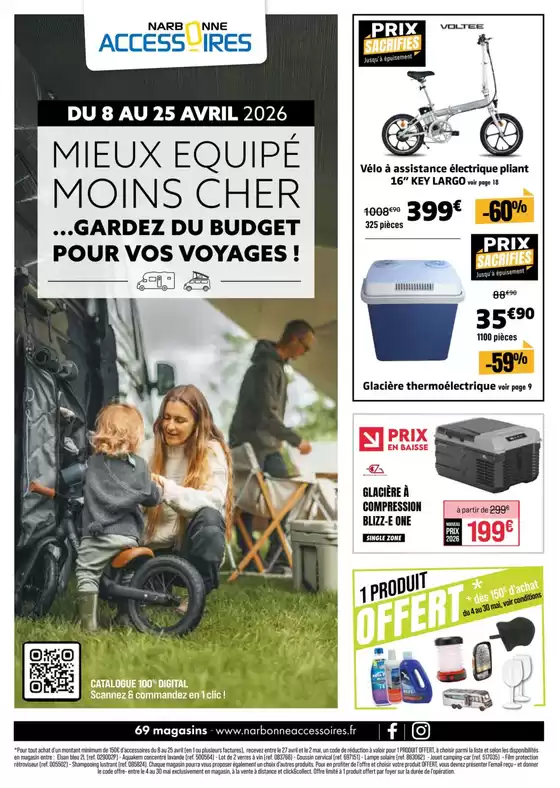 Catalogue Narbonne accessoires | Nos meilleures offres pour vous | 2026-03-08T00:00:00.000Z - 2026-04-25T00:00:00.000Z