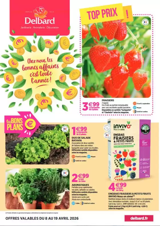Catalogue Delbard | Top prix ! | 2026-04-09T00:00:00.000Z - 2026-04-19T00:00:00.000Z