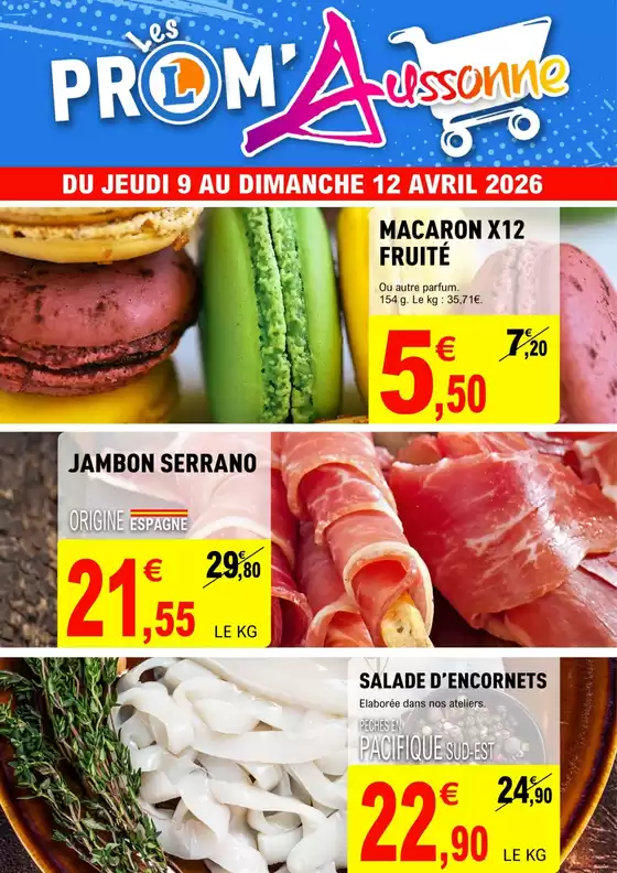 Catalogue E.Leclerc | PROM AUSSONNE SEM15 | 2026-04-09T00:00:00.000Z - 2026-04-12T00:00:00.000Z