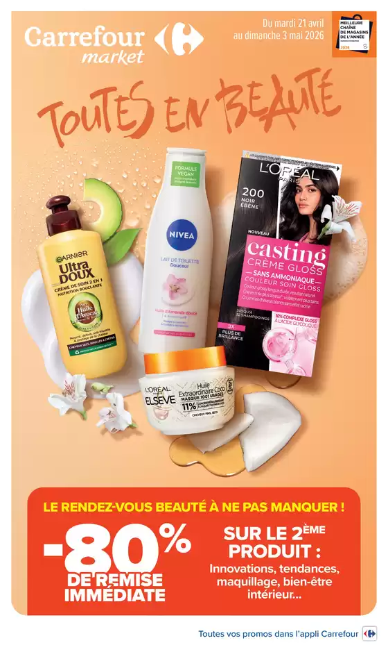 Catalogue Carrefour Market à Épinal | BEAUTE | 2026-04-21T00:00:00.000Z - 2026-05-03T00:00:00.000Z