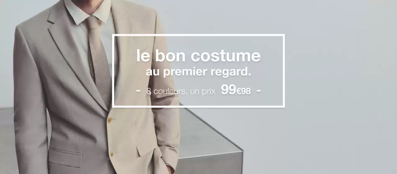 Catalogue Celio | Le bon costume au premier regard | 2026-04-10T00:00:00.000Z - 2026-04-30T00:00:00.000Z