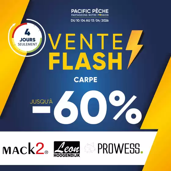 Catalogue Pacific Pêche | Vente Flash | 2026-04-10T00:00:00.000Z - 2026-04-13T00:00:00.000Z