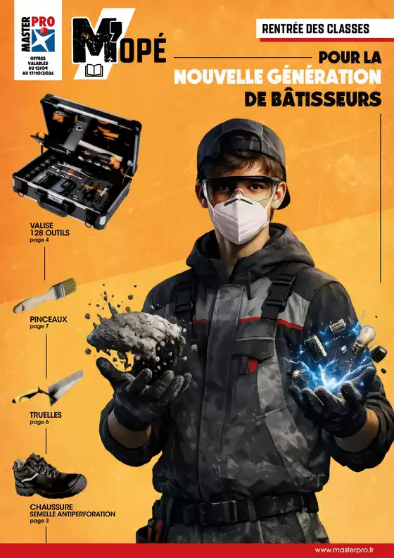 Catalogue Master Pro à Dreux | MOPE rentrée des classes | 2026-04-13T00:00:00.000Z - 2026-10-17T00:00:00.000Z