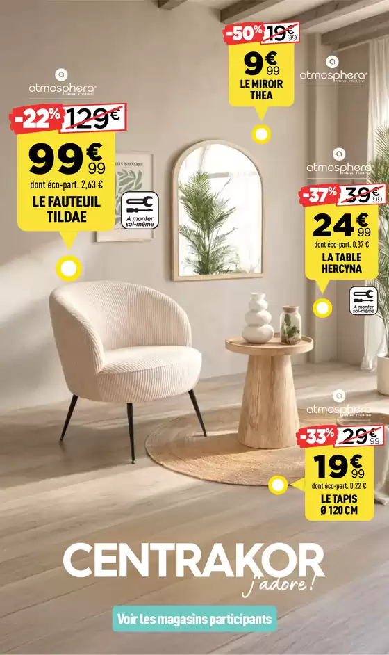 Catalogue Centrakor à Limours | DÉCO DU PRINTEMPS | 2026-04-13T00:00:00.000Z - 2026-04-20T00:00:00.000Z