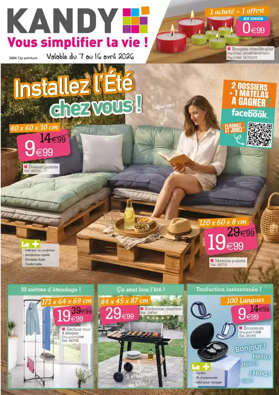 Catalogue KANDY à Paris | Super réductions sur des produits sélectionnés | 2026-04-13T00:00:00.000Z - 2026-04-16T00:00:00.000Z