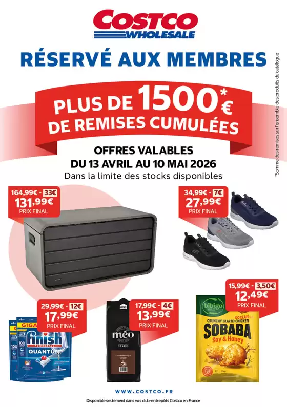 Catalogue Costco à Tourville-la-Rivière | Économisez maintenant avec nos offres | 2026-04-13T00:00:00.000Z - 2026-05-10T00:00:00.000Z