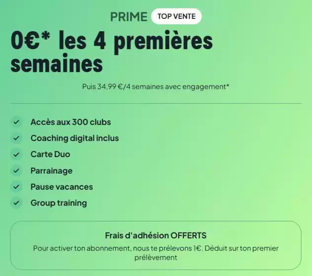 Catalogue Keep Cool | 0€* les 4 premières semaines | 2026-04-14T00:00:00.000Z - 2026-05-03T00:00:00.000Z