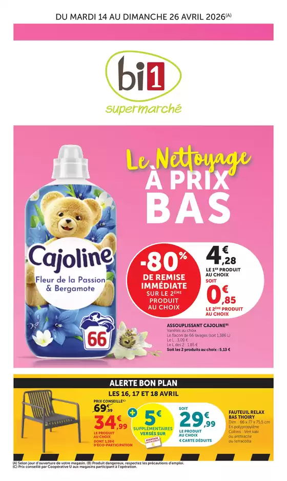 Catalogue Bi1 | Trafic Nettoyage | 2026-04-14T00:00:00.000Z - 2026-04-26T00:00:00.000Z