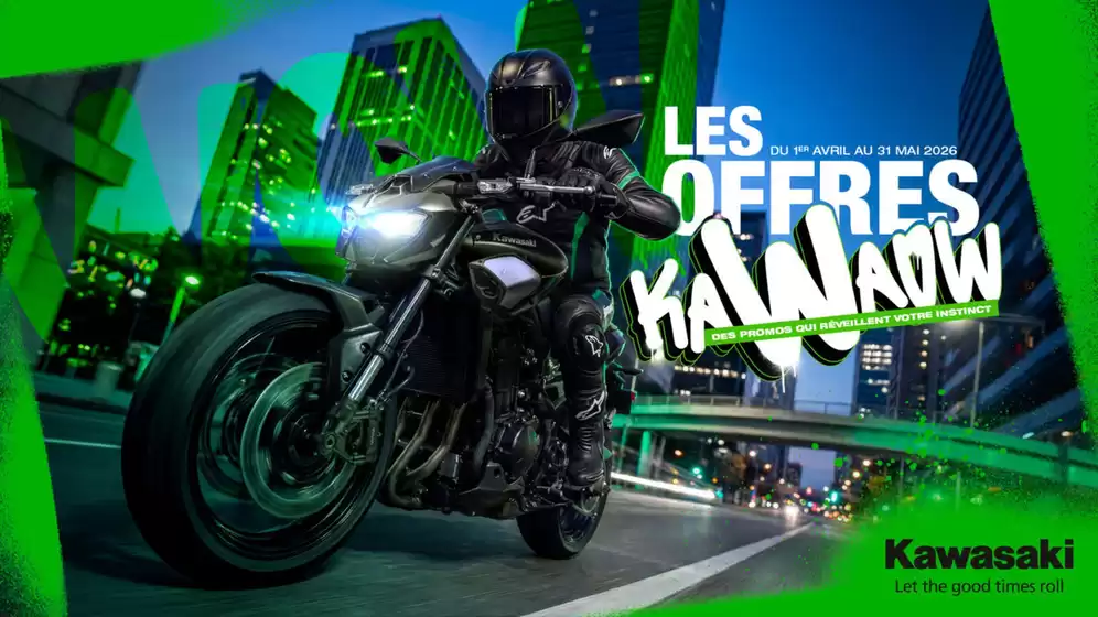 Catalogue Kawasaki à Villers-devant-Mouzon | Les offres | 2026-04-14T00:00:00.000Z - 2026-05-31T00:00:00.000Z
