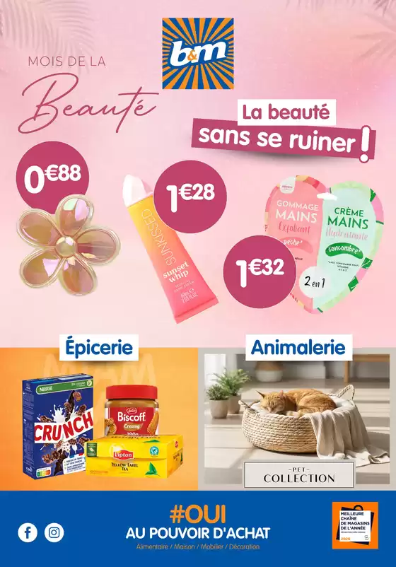 Catalogue B&M | La beauté sans se ruiner! | 2026-04-15T00:00:00.000Z - 2026-04-28T00:00:00.000Z