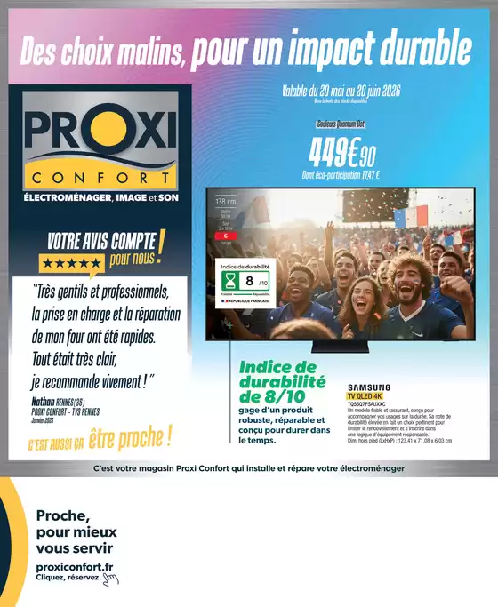 Catalogue Proxi Confort | ProxiConfort BB Tabloid Mai 2026 | 2026-05-20T00:00:00.000Z - 2026-06-20T00:00:00.000Z
