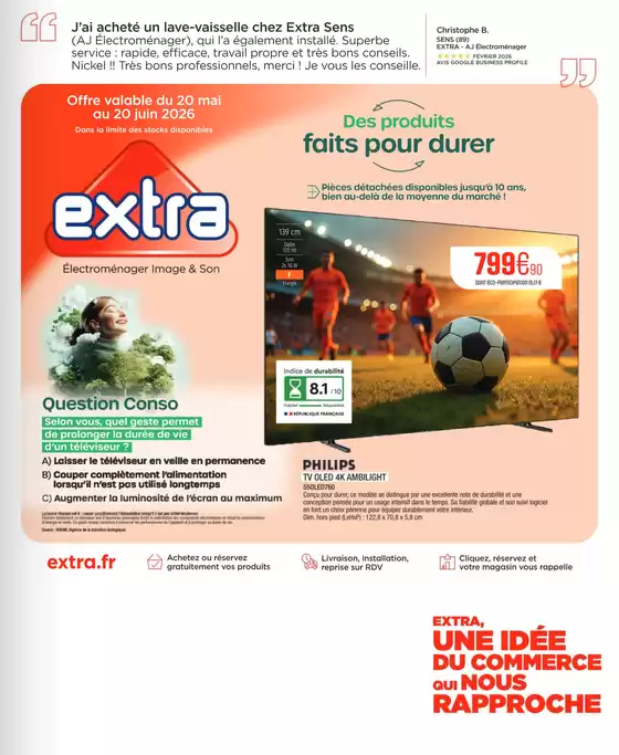 Catalogue Extra à Perrusson | Extra BB QR Tabloid Mai 2026 | 2026-05-20T00:00:00.000Z - 2026-06-20T00:00:00.000Z