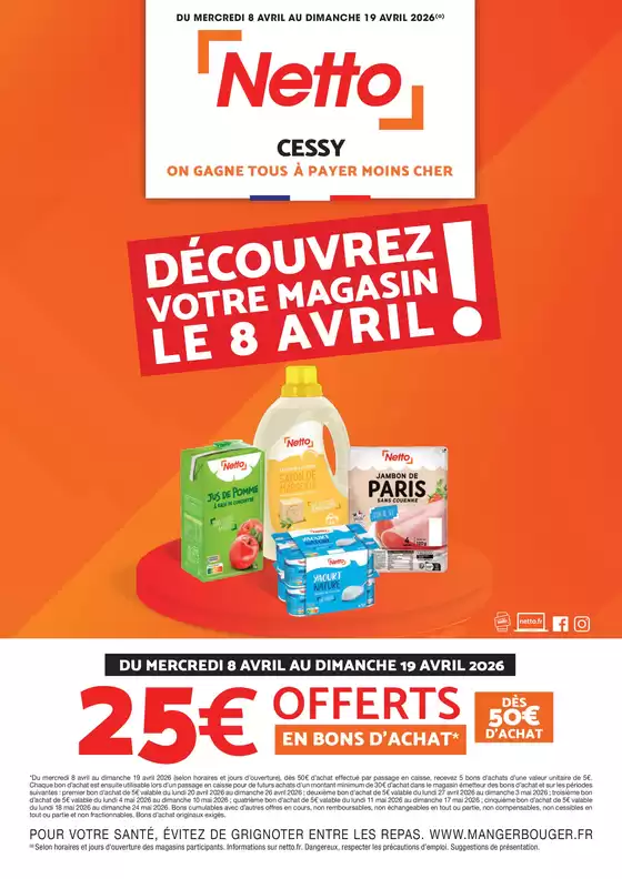 Catalogue Netto | Découvrez votre magasin | 2026-04-15T00:00:00.000Z - 2026-04-19T00:00:00.000Z