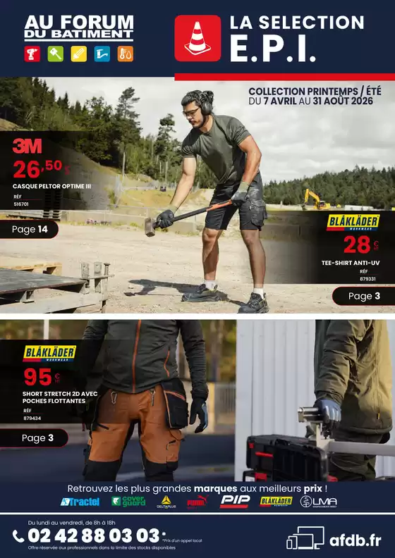 Catalogue Au Forum du Bâtiment | LA SELECTION Ε.Ρ.Ι. | 2026-04-15T00:00:00.000Z - 2026-08-31T00:00:00.000Z