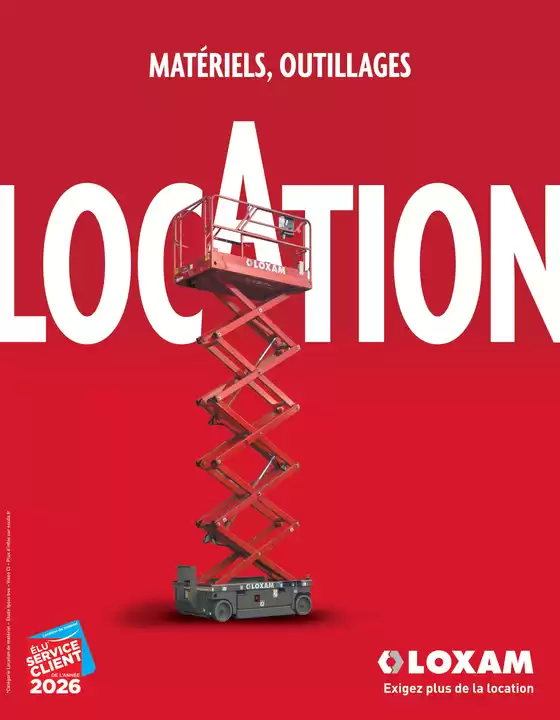 Catalogue Loxam | Loxam Catalogue de location | 2026-04-16T00:00:00.000Z - 2026-12-31T00:00:00.000Z