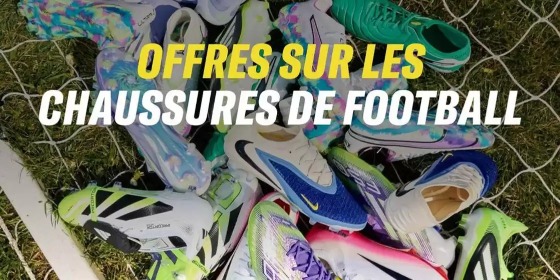 Catalogue SportsDirect.com | Bons Plans : Chaussures de Foot | 2026-04-16T00:00:00.000Z - 2026-05-03T00:00:00.000Z
