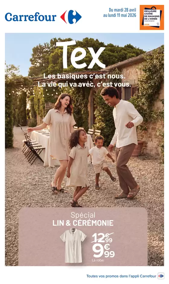 Catalogue Carrefour Drive | SPÉCIAL LIN CÉRÉMONIE | 2026-04-28T00:00:00.000Z - 2026-05-11T00:00:00.000Z