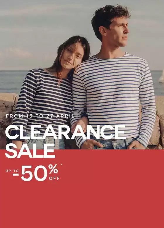 Catalogue Armor Lux | Soldes de liquidation jusqu'à 50 % de réduction | 2026-04-17T00:00:00.000Z - 2026-04-27T00:00:00.000Z