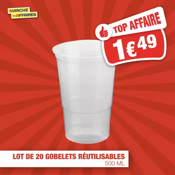 Catalogue Marché aux Affaires à Le Mesnil-Esnard | Fêtes, pique-niques ou apéros… sur un ce qu'il vous faut ! | 2026-04-21T00:00:00.000Z - 2026-04-30T00:00:00.000Z