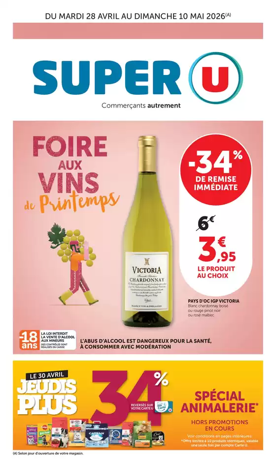Catalogue Super U à  | Catalogue SUPER U | 2026-04-28T00:00:00.000Z - 2026-05-10T00:00:00.000Z